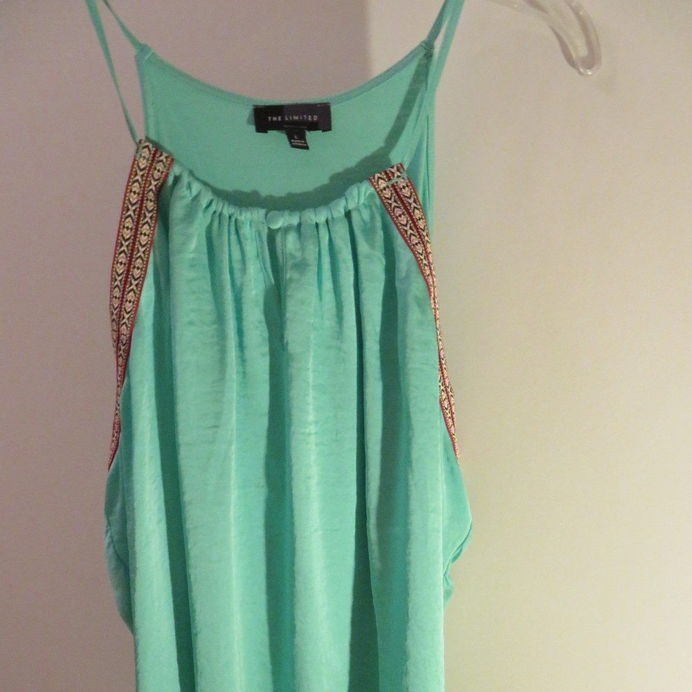 The Limited Coral Green Tank Top